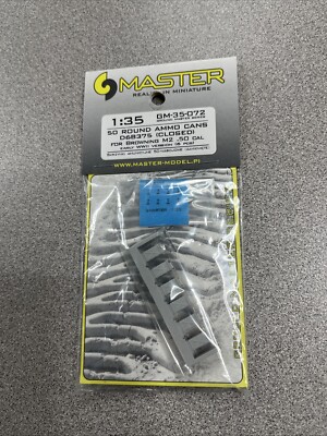 1/35 Master Model #35072 50-Round Ammo Cans D68375 (Closed ) .50cal