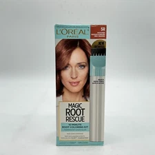 L’Oréal Magic Root Rescue 10 Minute Root Coloring Kit, 5R Medium Auburn Red