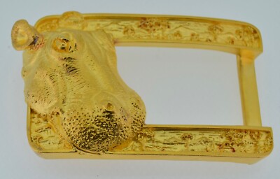 Vintage Sterling Silver Lana of London Hippopotamus Belt  display picture 1