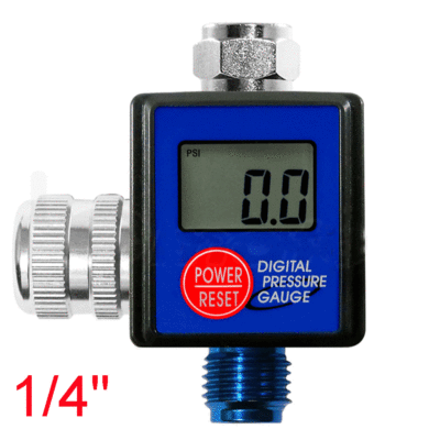 pressure regulator air spray gun digital