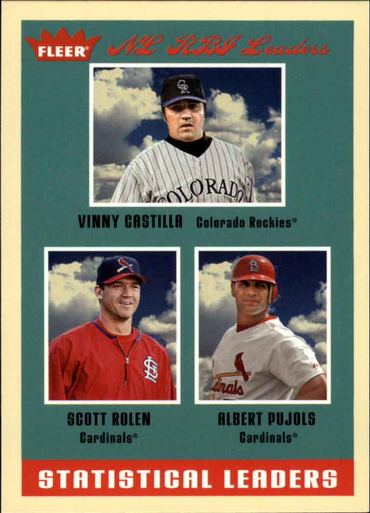 2005 Fleer Tradition #12 Albert Pujols Castilla Scott Rolen NM-MT