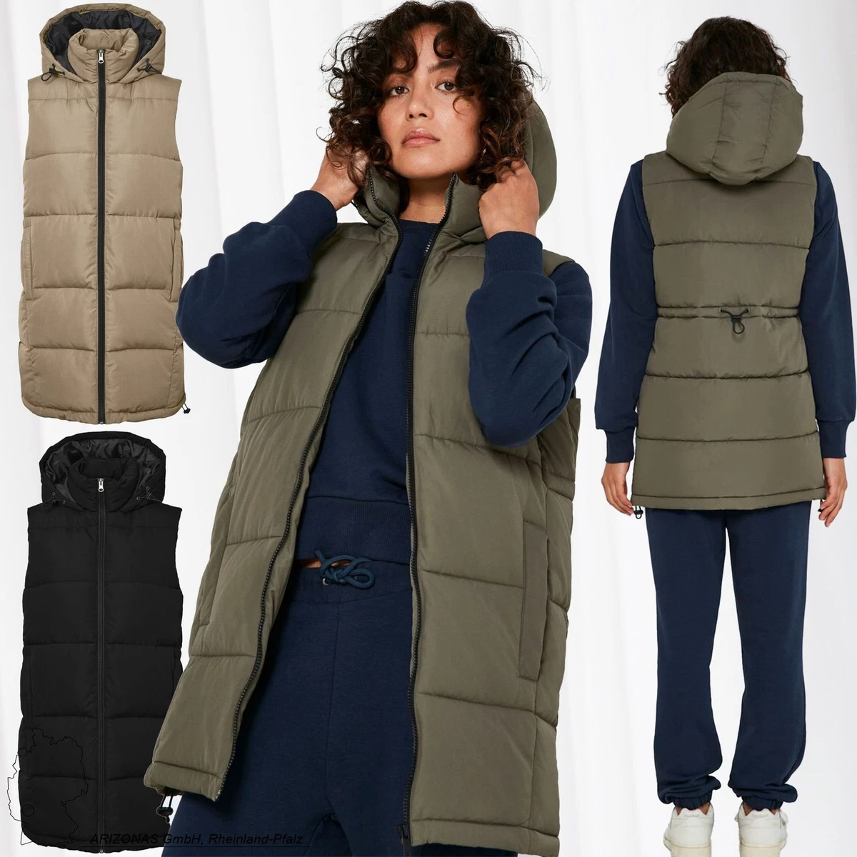 Long hooded cheap vest womens