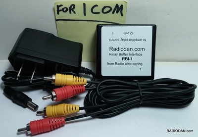 ICOM Amplifier keying switching relay interface for linear amp buffer RBI-1A/ps