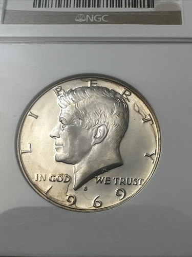 1969 S Kennedy Half Dollar NGC PF68*