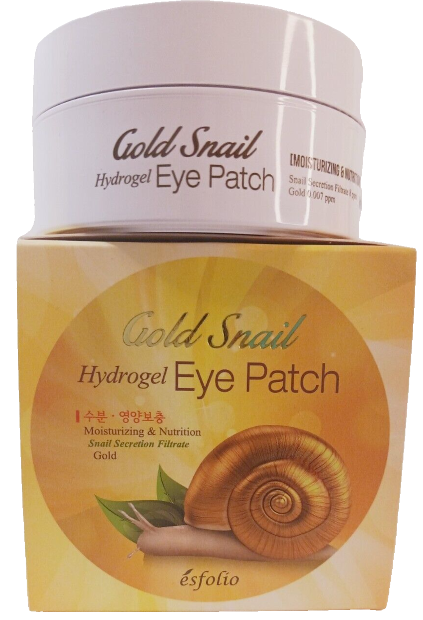 Gold Snail Hydrogel Eye Patch Moisturizing & Nutrition AntiWrinkle by