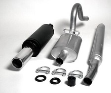 TA Technix Sportauspuffanlage 1x80mm rund gebördelt passend für Manta B-CC