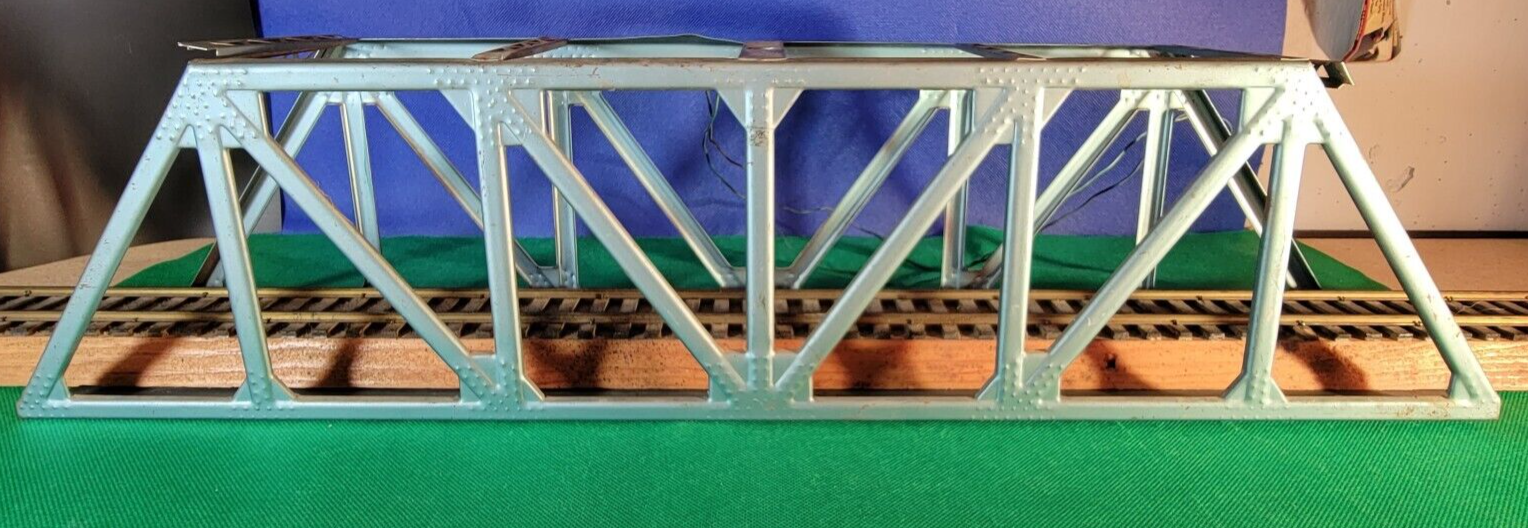 Vintage Colber Train Accessories Metal Railroad Trestle Bridge O Gauge