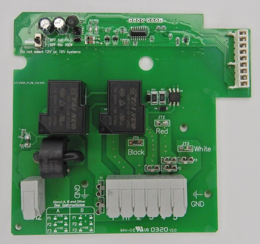 Heater Relay Board Replace 77119 Formerly 74618 for IQ 2020 Watkins eBay
