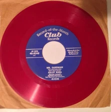 RONNIE DEAUVILLE: Haji Baba / RHYTHMAIRES: Mr. Sandman~4-cut EP red wax 45