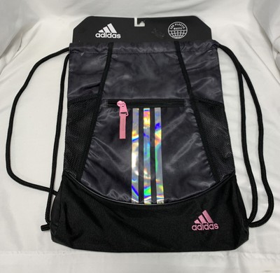 Adidas Alliance II Sackpack Black Pink Brand New NWT