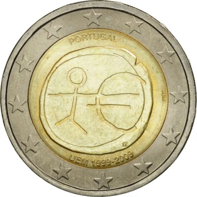 [#460932] Portugal, 2 Euro, 10 Jahre Euro, 2009, SPL, Bi-Metallic - Photo 1/2