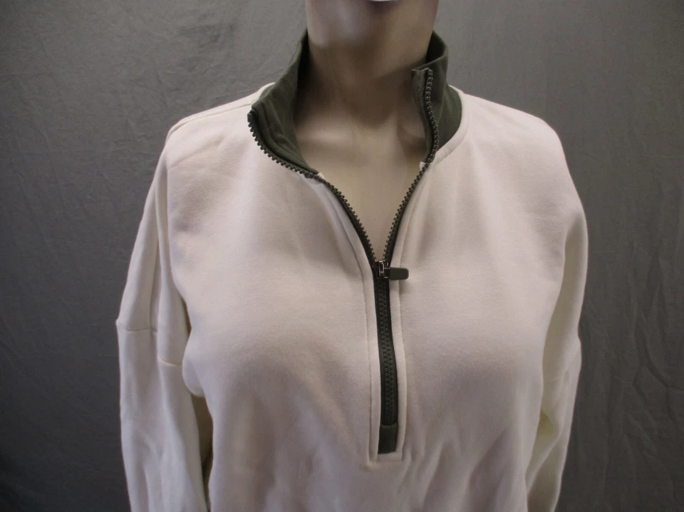 Fabletics Size S Womens 1/2 Zip Stand Collar Fleece Lined Athletic Pullover 310 - Image 2 of 4