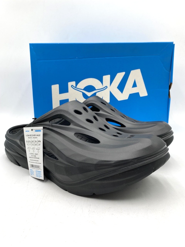 Hoka Ora Recovery Pantolette Unisex Slipper Regenerationsschuhe schwarz US Größe 11 - Bild 1 von 11
