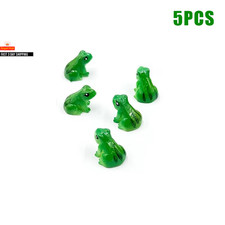 5/10 Stück Mini Frosch Statue, Tiermodell, Märchengarten Mikro Landschaft, Harz Cr