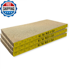 3 Pack Cardboard Cat Scratcher Pads Cat Scratching Board for Indoor Cats........