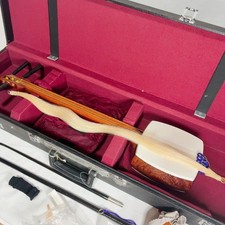 Tsugaru Shamisen Japanese high Class With Case and equipment
