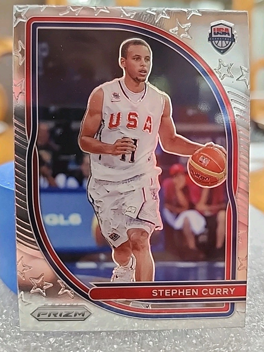 2020-21 Panini Prizm - USA Basketball Stephen Curry #10 Silver Prizm