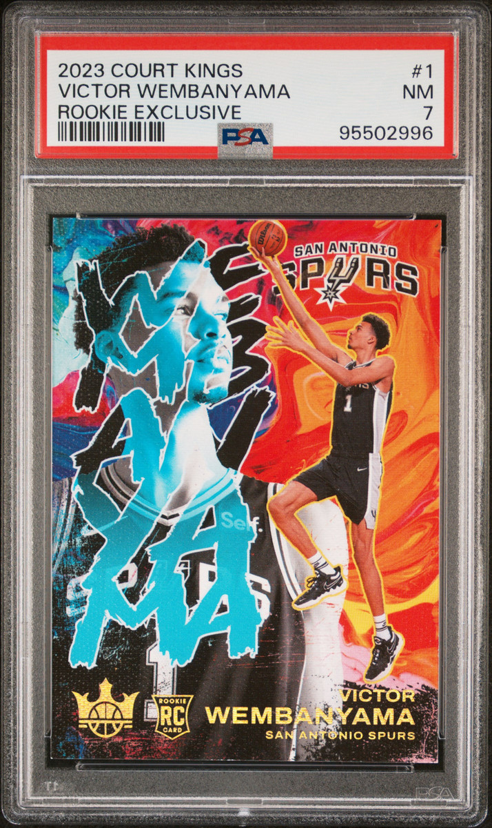 2023 PANINI COURT KINGS RC EXCLUSIVE #1 VICTOR WEMBANYAMA 2023 PANINI COURT KINGS RC EXCLUSIVE #1 VICTOR WEMBANYAMA