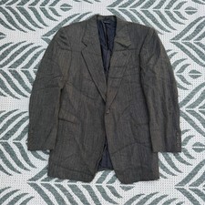 Giorgio Armani Alpaca Silk Tweed Houndstooth Vintage Blazer Sportcoat Jacket 38R