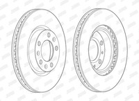 2X Jurid Bremsscheibe Coat+ 562992JC JC Schachtel FüR Opel Astra OV5 Sports Mhev