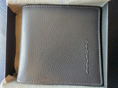 PIQUADRO ITALY HERREN LUXURIÖSE LEDER BRIEFTASCHE 10X10 CM UVP  99 BRAND NEW
