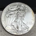 U.S. Mint 2009 American Silver Eagle $1 1 oz Silver Slight Toning Uncirculated