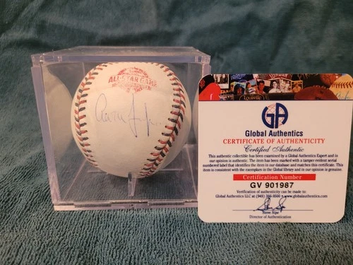 Aaron Judge Signed Baseball Yankees Global Authentication COA Autographed