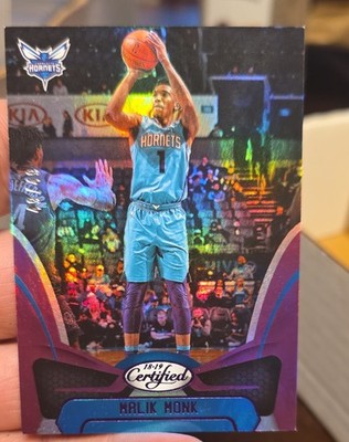 2018-19 Panini Certified - Malik Monk #49 Mirror Purple #49/49 = Ebay 1/1  Card