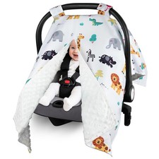 2 in 1 Baby Car Seat Cover, Car Seat Canopy for Babies, Mom Multiuse Nursing ...