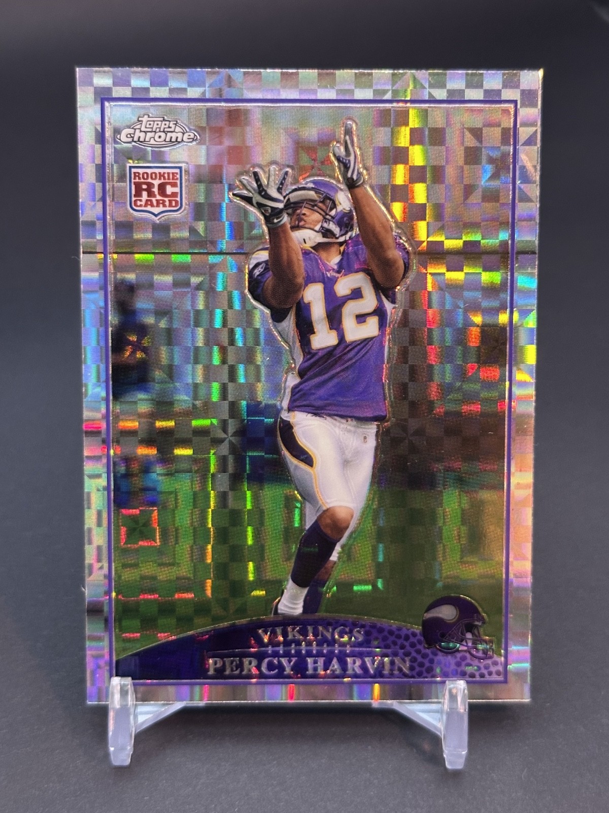 Percy Harvin - 2009 Topps Chrome #TC155 X-Refractor Rookie (RC) Vikings