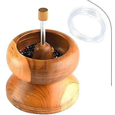 LC Bead Spinner for Bracelet Making Kit - Clay Beads Spinner with Big Eye Bea...