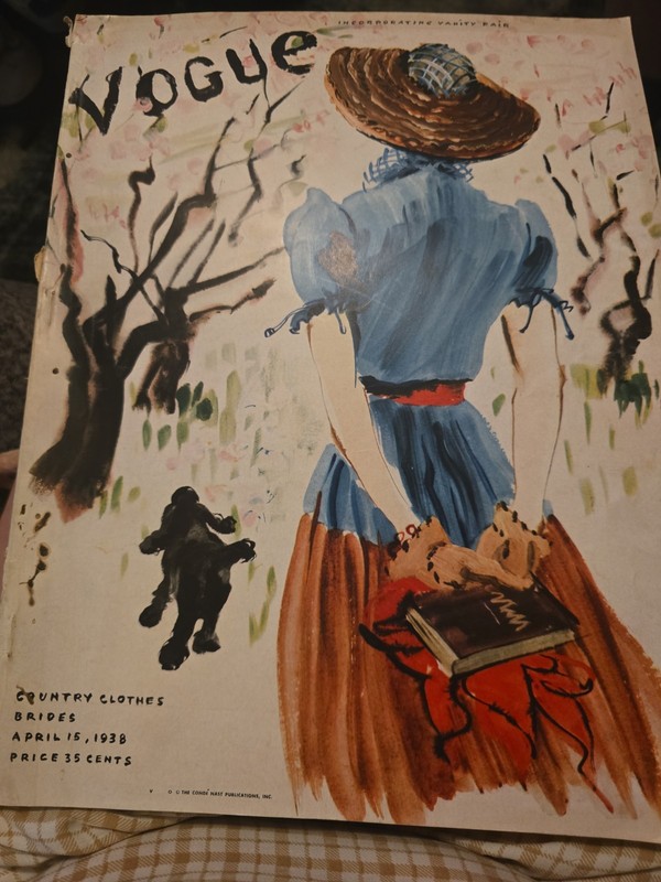 Vogue Magazine April 15th 1938 Country C L O T H E S  Brides
