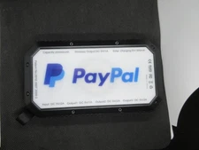 Paypal branded  Solar Battery Charger Solar Power Bank For Phone