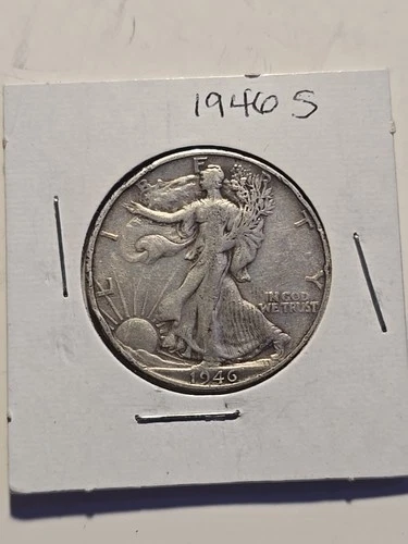 1946 S Walking Liberty Silver Half Dollar- Extra Fine Quality Coin