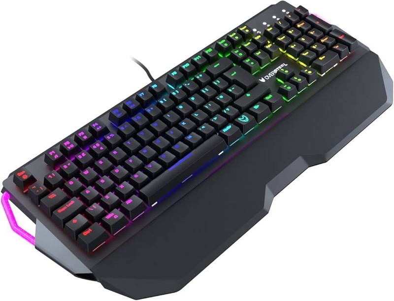 Mechanical Gaming Keyboard Oversteel IRON Red Switch RGB UK Layout  New Sealed