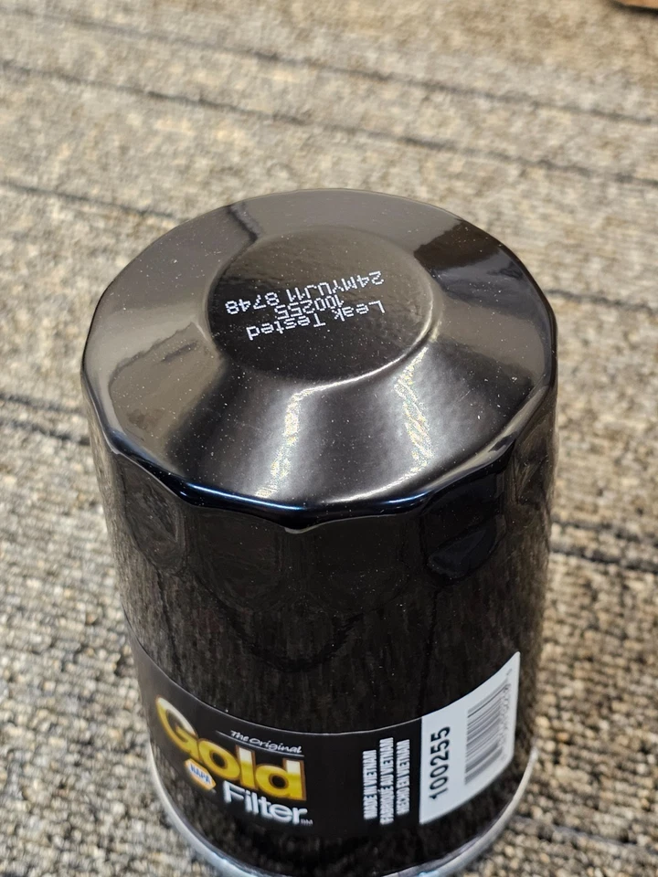 (CANTIDAD 12) Filtro de aceite de celulosa mejorado Napa Gold 100255 para Cadillac CT5 20-25 Foto 4 de 4