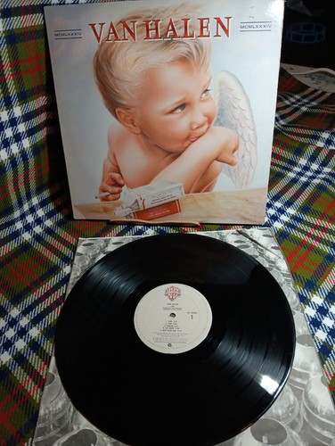 VAN HALEN 1984 LP Record Warner Bros W1-23985 White Label VG+/Vg+ First US Press