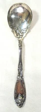 1881 ROGERS LaVigne Grape Sugar Spoon Flatware, Silver Plate  6"