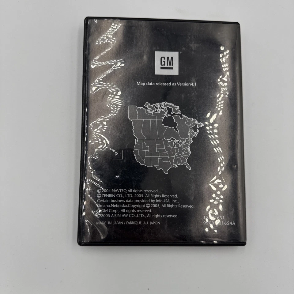 2003 2004 2005 2006 Cadillac Escalade GMC Yukon Envoy Sierra Navigation DVD Map - Image 3 of 3