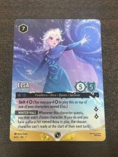 Disney Lorcana Challenge Promo Elsa Overseas DLC English