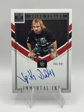 2023 Panini Impeccable WWE Immortal Ink #70/99 Spike Dudley #IM-SDL AUTO ON CARD