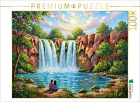 Calvendo Puzzle Havasu Falls (Usa) With A Couple | 1000 Pieces, Finished Size 25