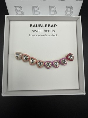 BaubleBar Sweet Hearts Bracelet New In Box