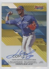 2017 Bowman's Best of Gold Refractor 8/50 Lourdes Gurriel Jr #B17-LGJ Auto 0m76