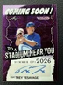 TREY YESAVAGE 2025 LEAF VIVID COMING SOON! AUTOGRAPH PURPLE LASER/7 BLUE JAYS