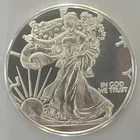 1 oz. Highland Mint Silver Round - Walking Liberty Design .999 Fine Silver