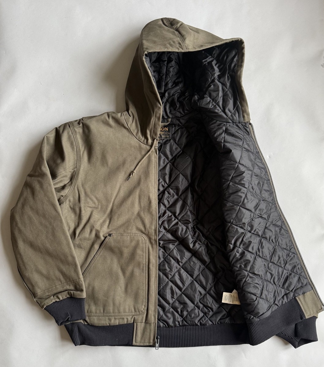 XL - Filson Men's Worksmith Insulated Bomber Jacket - Tarmac - New