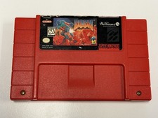 Doom SNES (Super Nintendo, 1995) Cart Only Authentic + Tested
