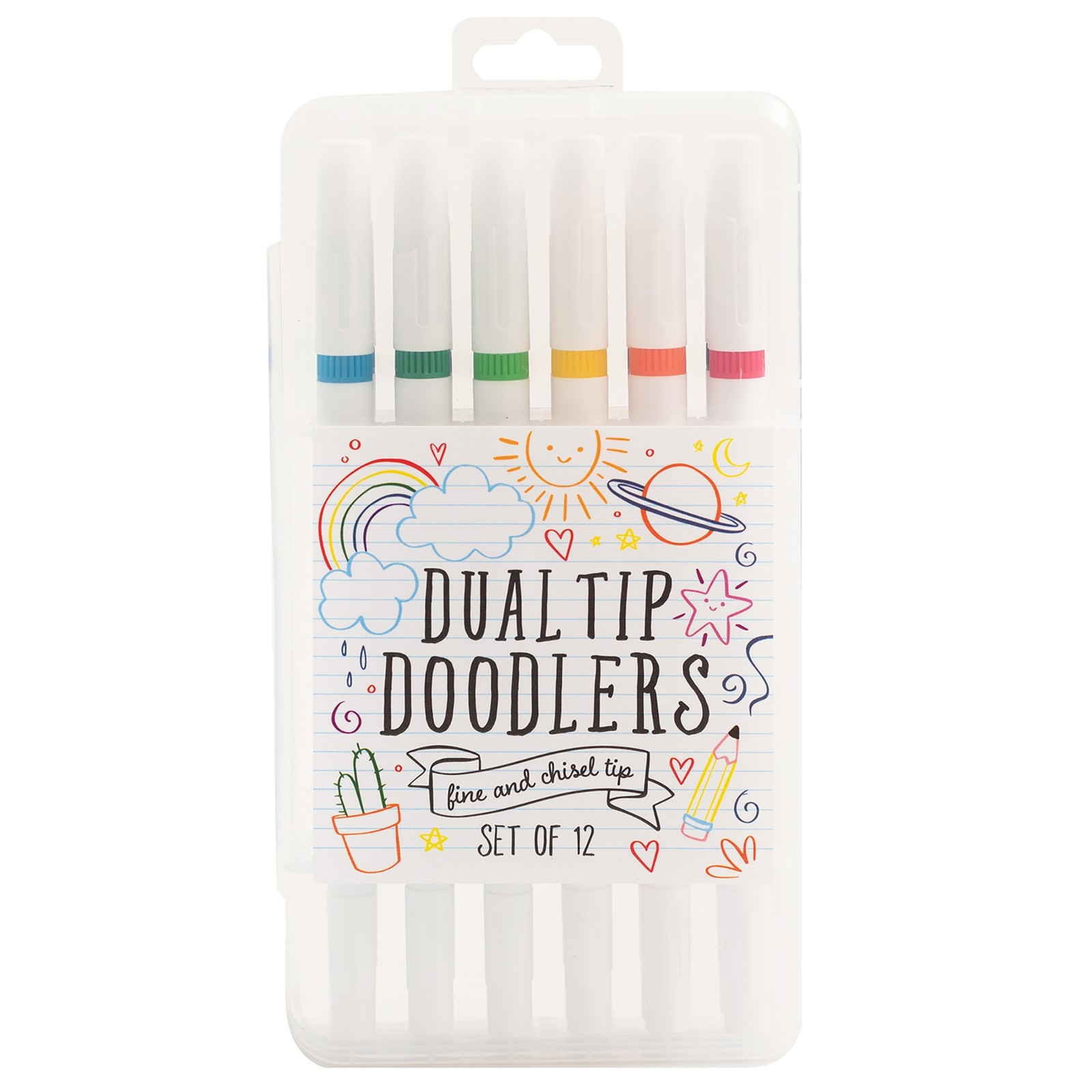 American Crafts Dual Tip Doodlers 12/Pkg-