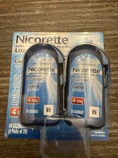 Nicorette Coated Ice Mint Lozenges 4mg - 80 Count Quit Smoking Aid Exp 12/2025